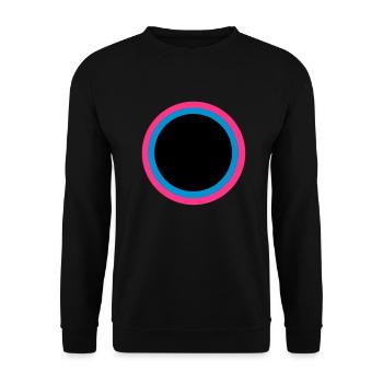 Circle - Unisex Sweatshirt - black - Front - Alina (178cm) & Michal (187cm)