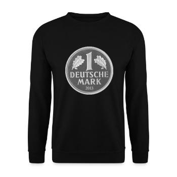 Allemand Mark pièce 2013 - Sweat-shirt Unisexe - noir - Devant - Alina (178cm) & Michal (187cm)