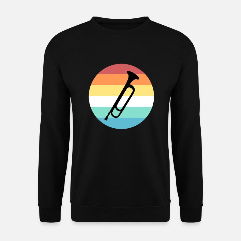 Trompete - Unisex Pullover - Schwarz