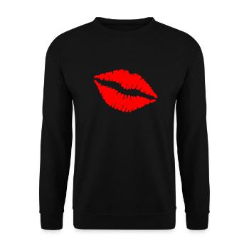 Kuss - Unisex Pullover - Schwarz - Vorne - Alina (178cm) & Michal (187cm)