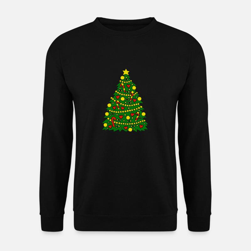 christmas_tree - Unisex Pullover - Schwarz