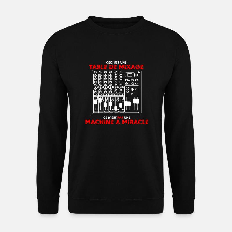 Mischpult - Unisex Pullover - Schwarz