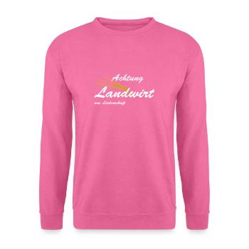 Landwirtschaft - Unisex Pullover - Pink - Vorne