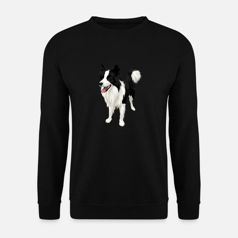 Limited! Border Collie Love - Unisex Pullover - Schwarz
