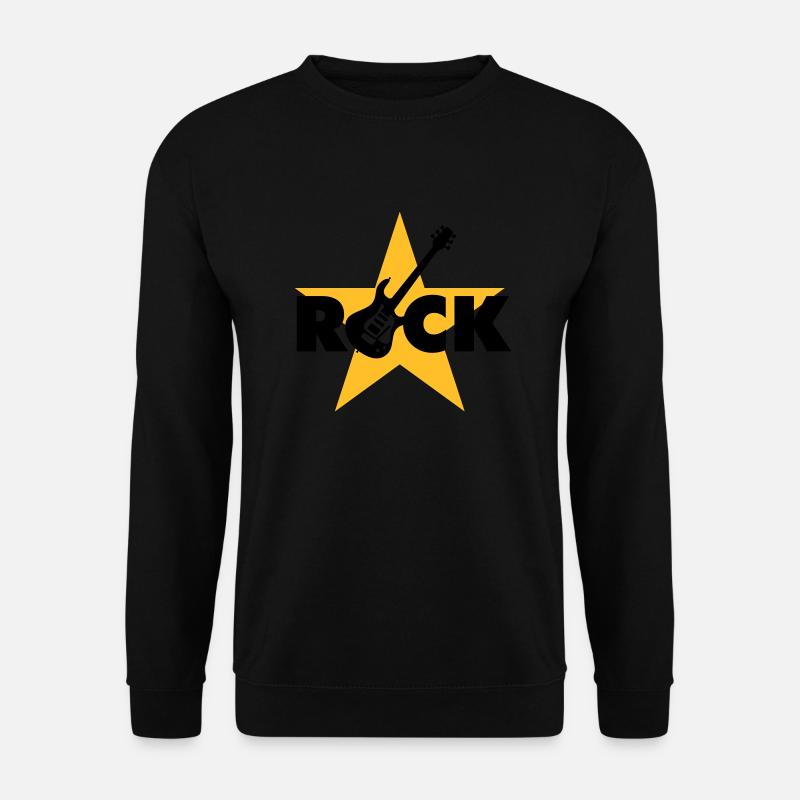 rock_star_042013_b_2c - Sweat-shirt Unisexe - noir