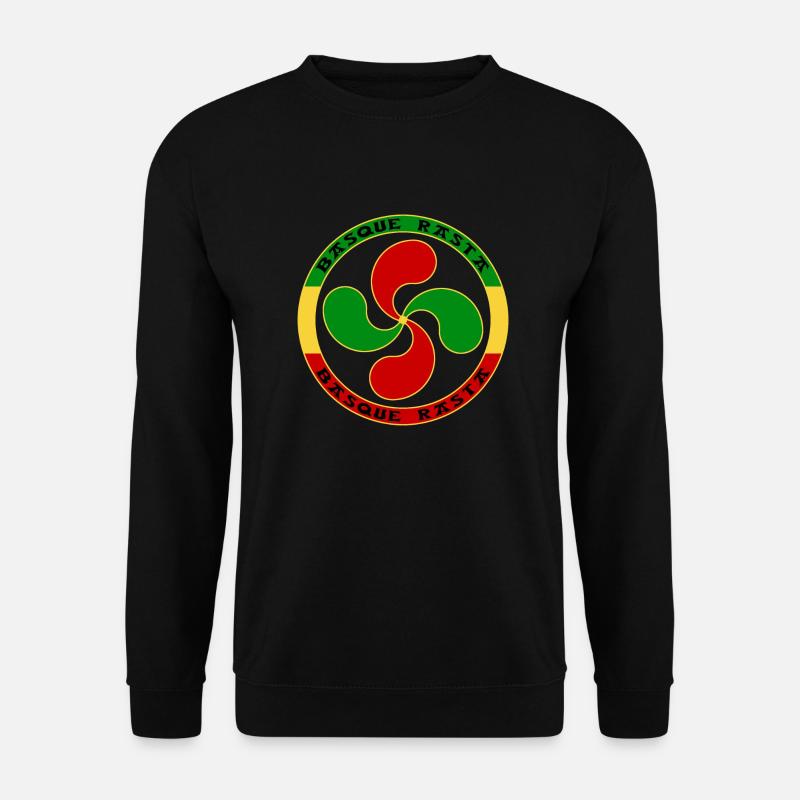 rasta Baskenquer - Unisex Pullover - Schwarz