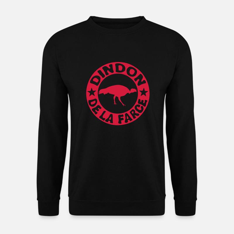 dindon de la farce expression animal - Sweat-shirt Unisexe - noir