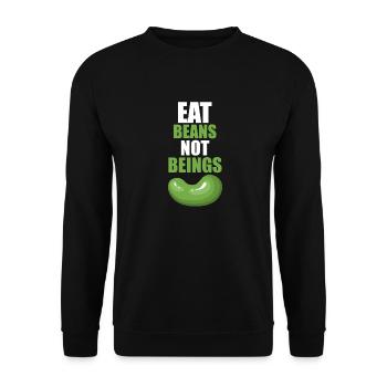 Vegan - Unisex Pullover - Schwarz - Vorne - Alina (178cm) & Michal (187cm)