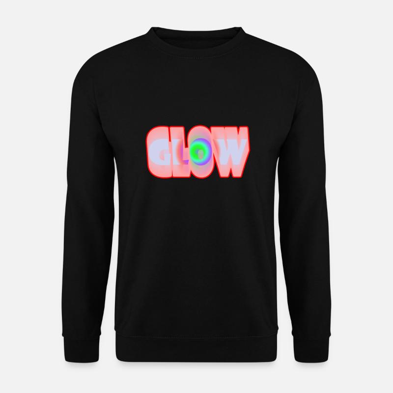 Glow - Unisex Pullover - Schwarz