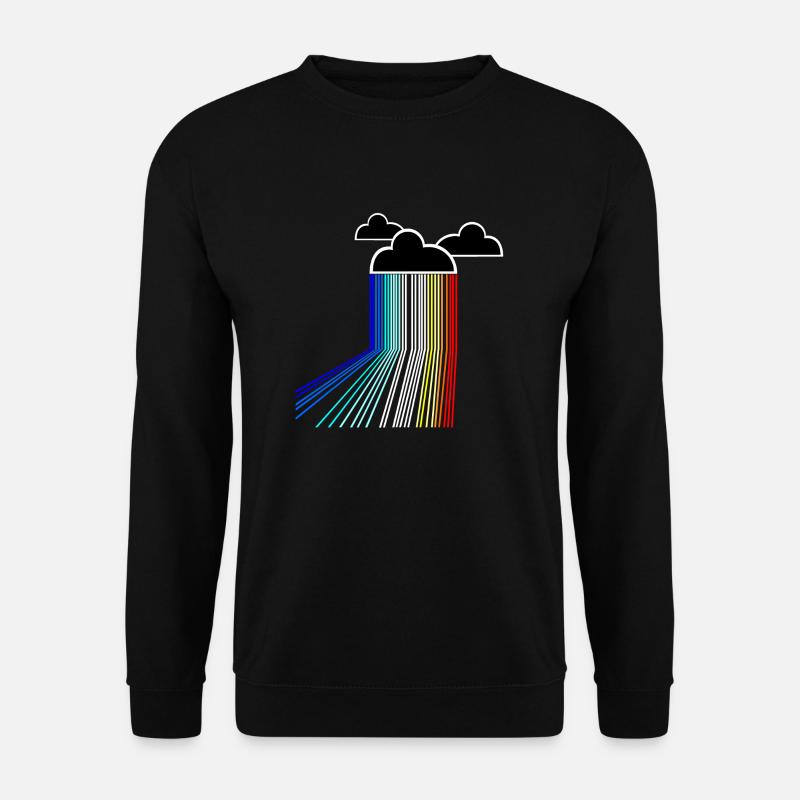 rainbow cloud - Unisex Pullover - Schwarz