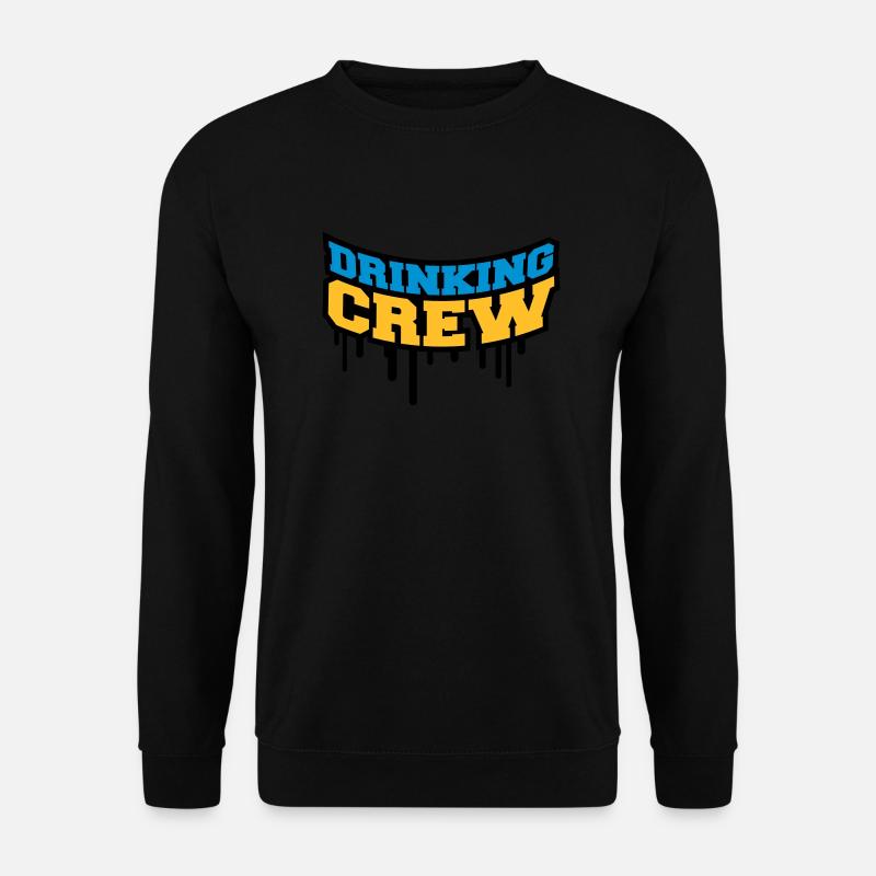 Drinking Crew Graffiti - Unisex Sweatshirt - black