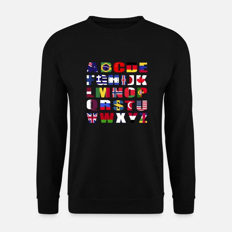 Flaggen - Unisex Pullover - Schwarz