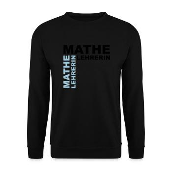 Professeur de mathématiques - V2 - Sweat-shirt Unisexe - noir - Devant - Alina (178cm) & Michal (187cm)