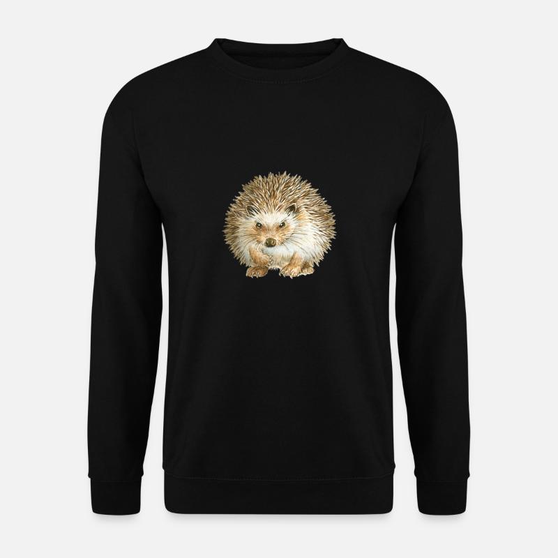 Verärgertes IGELES - Unisex Pullover - Schwarz