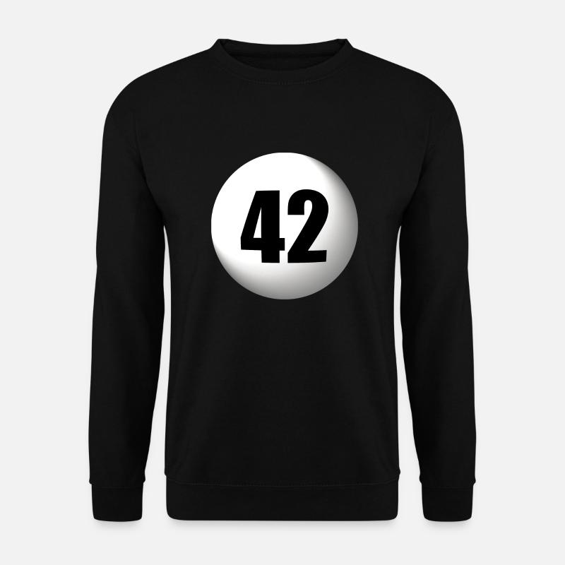 42 - Unisex Pullover - Schwarz