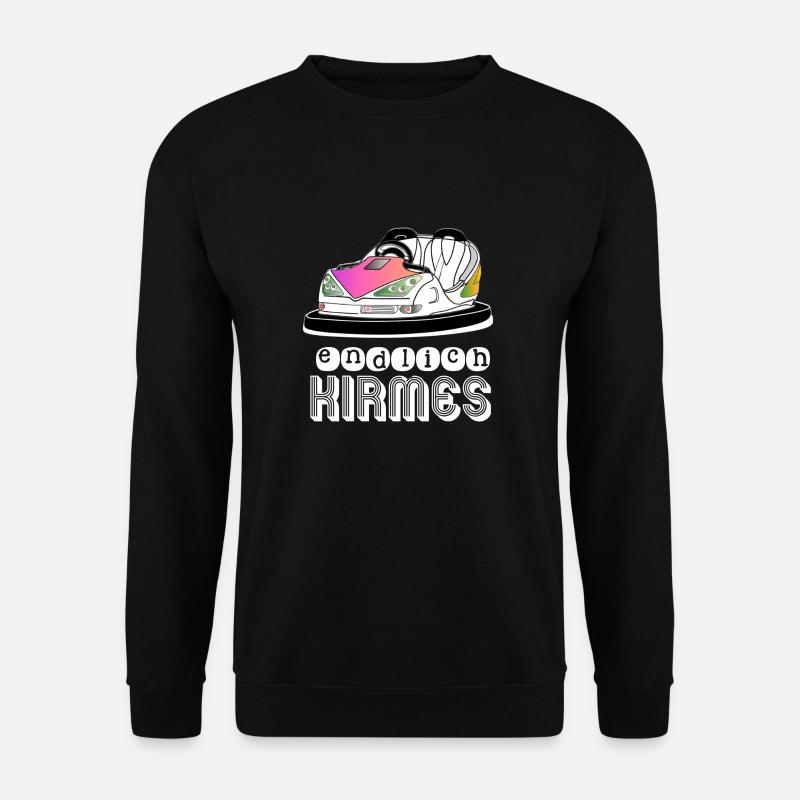 Endlich Kirmes Schausteller Boxauto Kirmesfans - Unisex Pullover - Schwarz