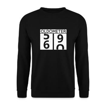 Oldomètre 60e anniversaire Oldtimer cadeau voiture - Sweat-shirt Unisexe - noir - Devant - Alina (178cm) & Michal (187cm)