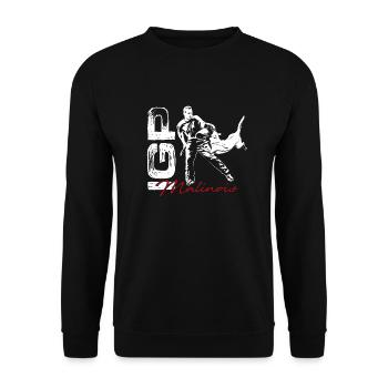 IGP Malinois - Unisex Pullover - Schwarz - Vorne - Alina (178cm) & Michal (187cm)