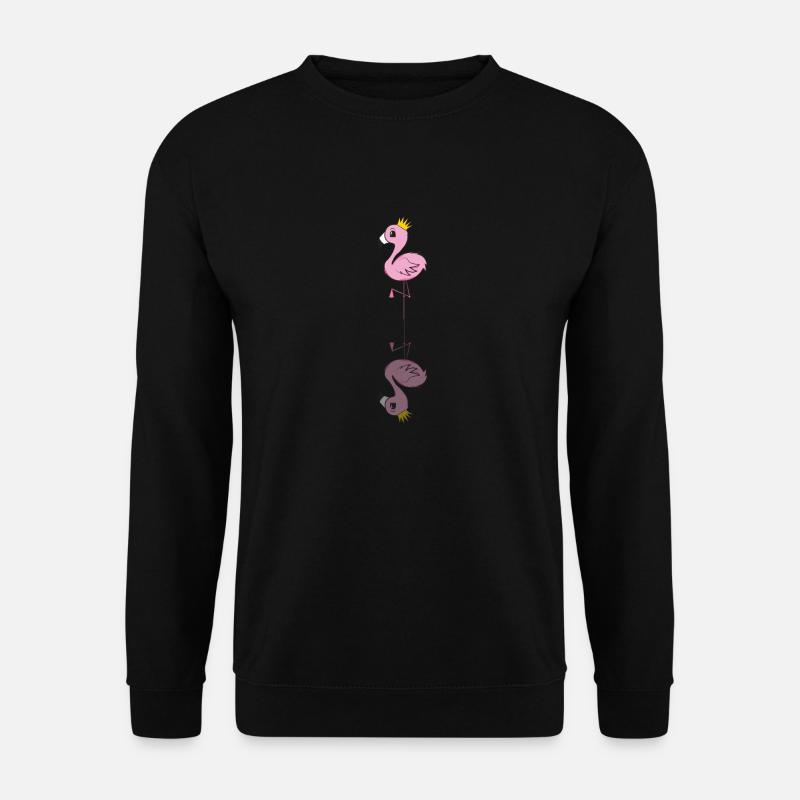 FLAMINGO - Unisex Sweatshirt - black