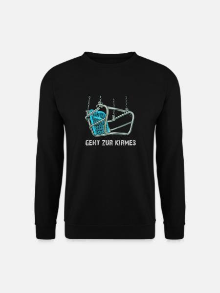 Kirmes Karussell Geht zur Kirmes - Unisex Pullover - Schwarz