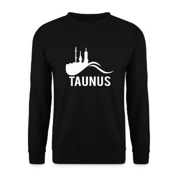 Silhouhette Taunus Feldberg - Unisex Pullover - Schwarz - Vorne - Alina (178cm) & Michal (187cm)