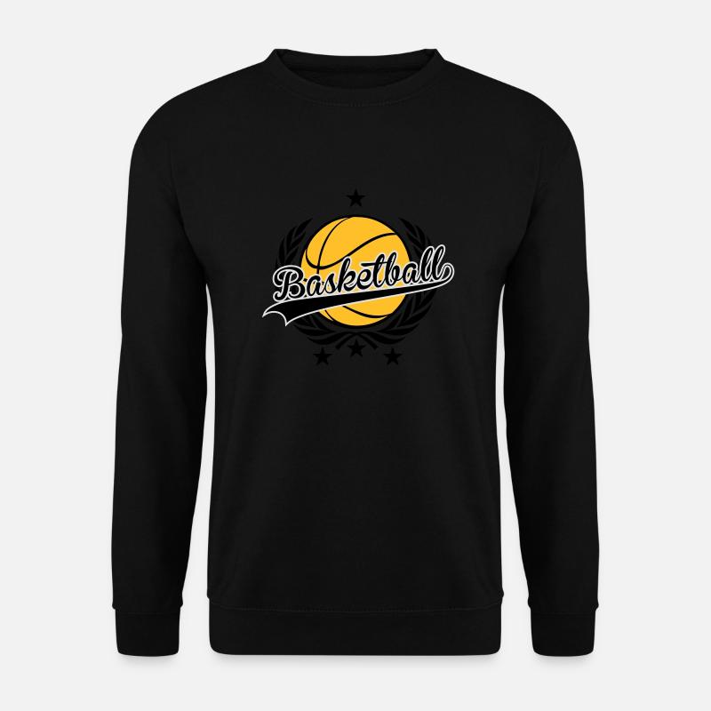 basketball Wappen - Unisex Pullover - Schwarz