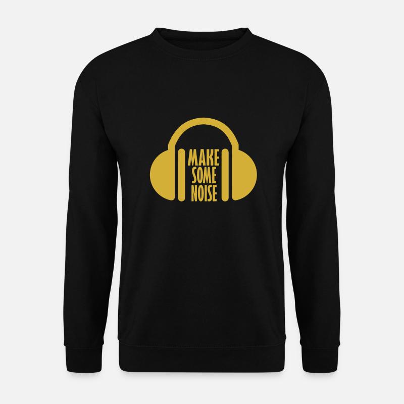 Kopfhörer - Unisex Pullover - Schwarz