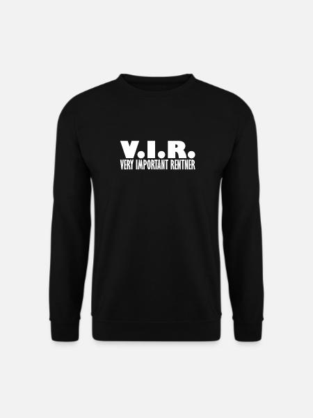 VIP Rentner Wichtiger Rentner Rente Ruhestand - Unisex Pullover - Schwarz