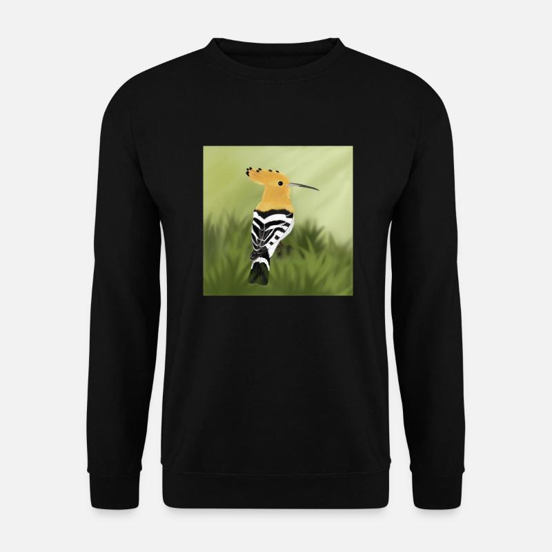 Wiedehopf - Unisex Pullover - Schwarz
