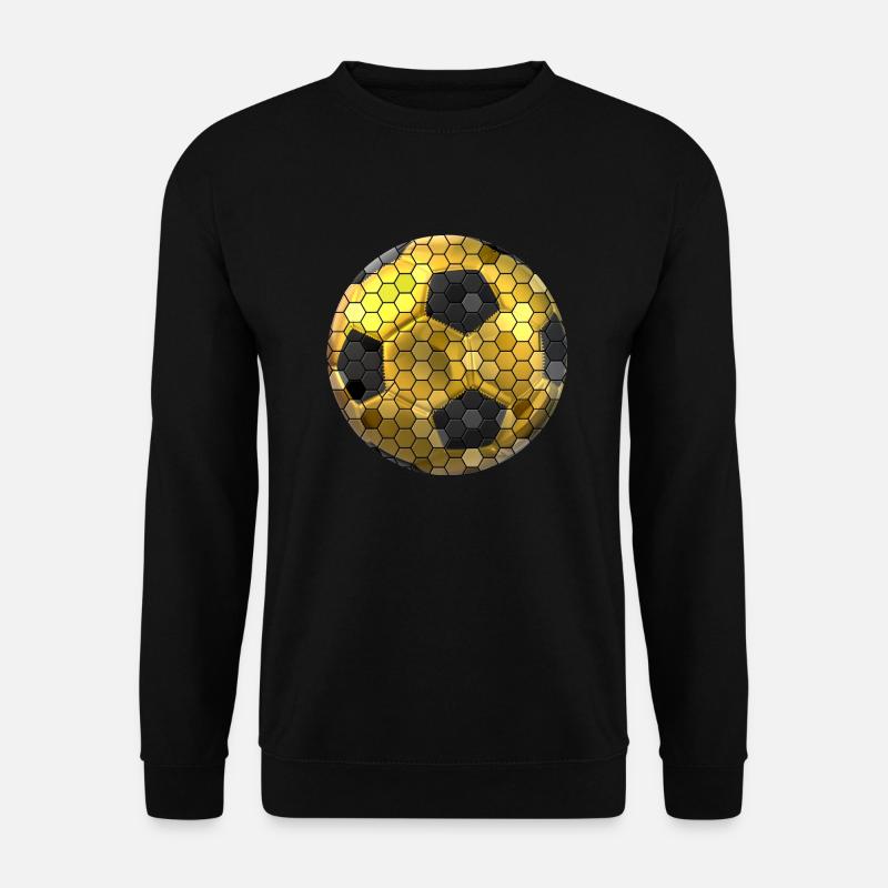Fussball Gold - Unisex Pullover - Schwarz