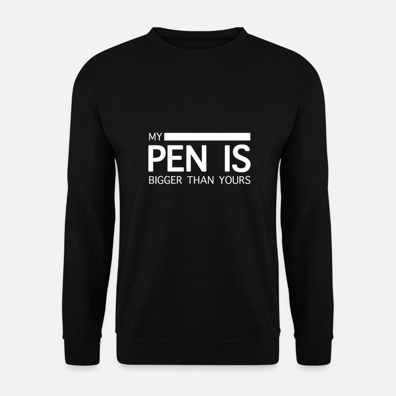 Text graphic "My Penis" - Unisex Sweatshirt - black