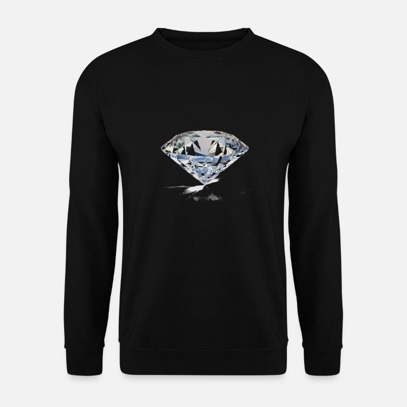 diamant - Unisex Pullover - Schwarz