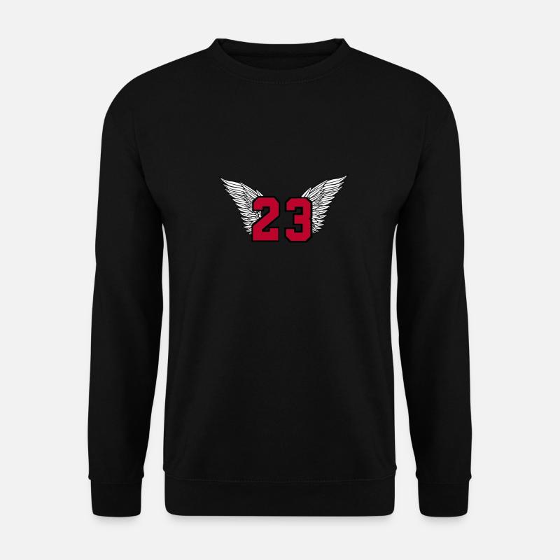 Basket numéro 23 Michael Jordan - Sweat-shirt Unisexe - noir