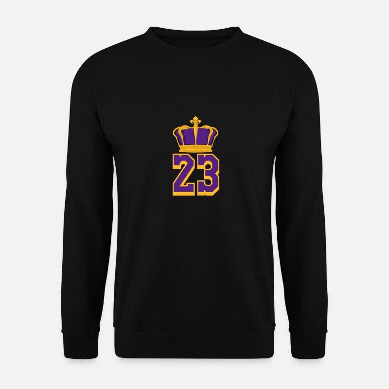 Basketball Nummer 23 LeBron James - Unisex Pullover - Schwarz