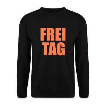 Freitag - Unisex Pullover - Schwarz - Vorne - Alina (178cm) & Michal (187cm)