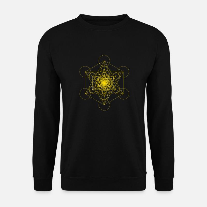 Phi Metatron's Cube - Unisex Sweatshirt - black