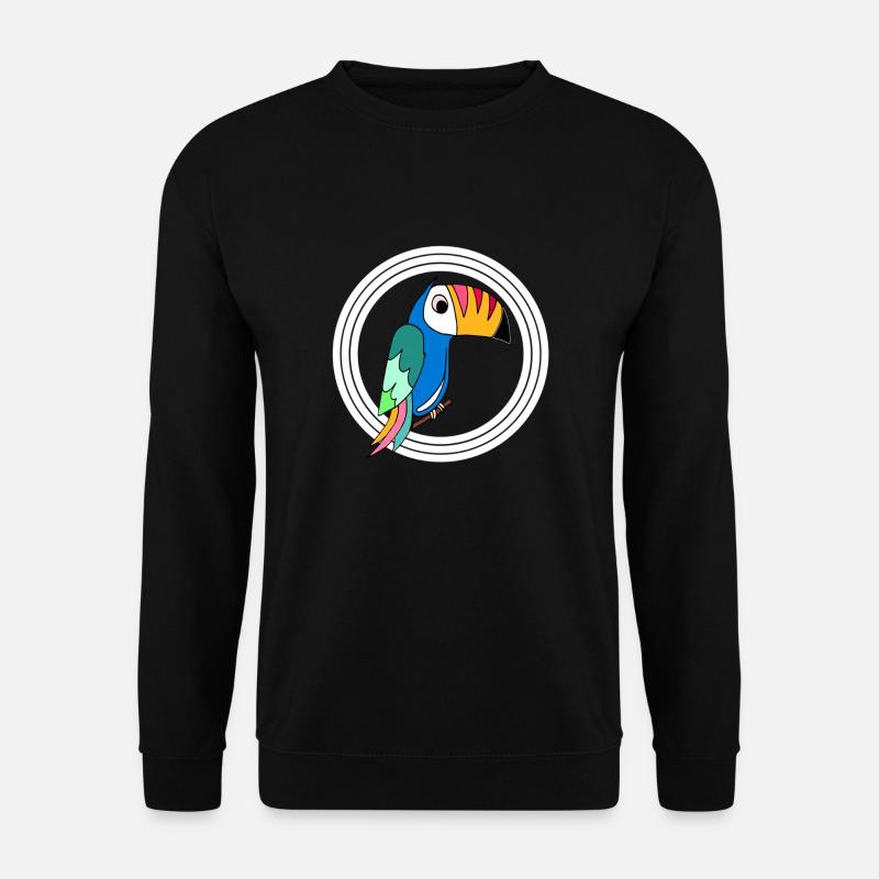 i love tukans - niedlicher vogel Tukan - Unisex Pullover - Schwarz