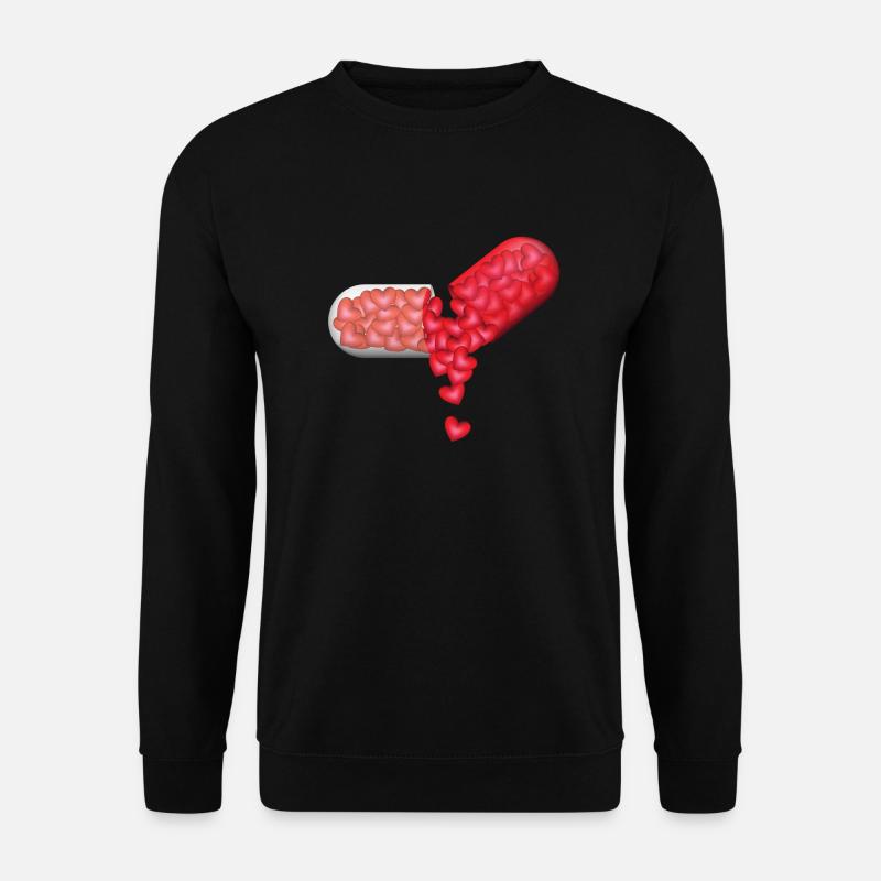Liebes Pille - Unisex Pullover - Schwarz