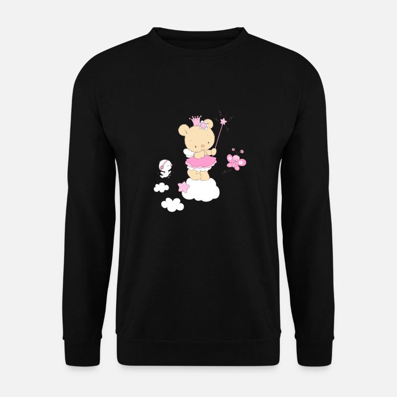 Magic Teddy Bear Princess - Unisex Sweatshirt - black