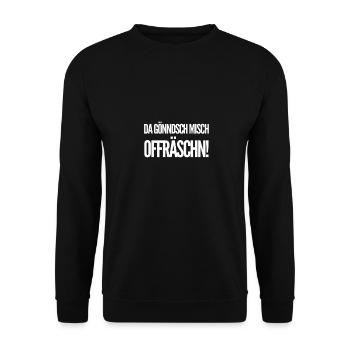 Saxon Saxon Saxe Anhalt Orient Idée de cadeau - Sweat-shirt Unisexe - noir - Devant - Alina (178cm) & Michal (187cm)