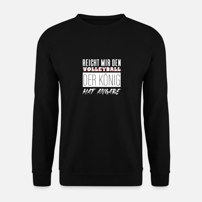 Volleyball-Meister - Unisex Pullover - Schwarz