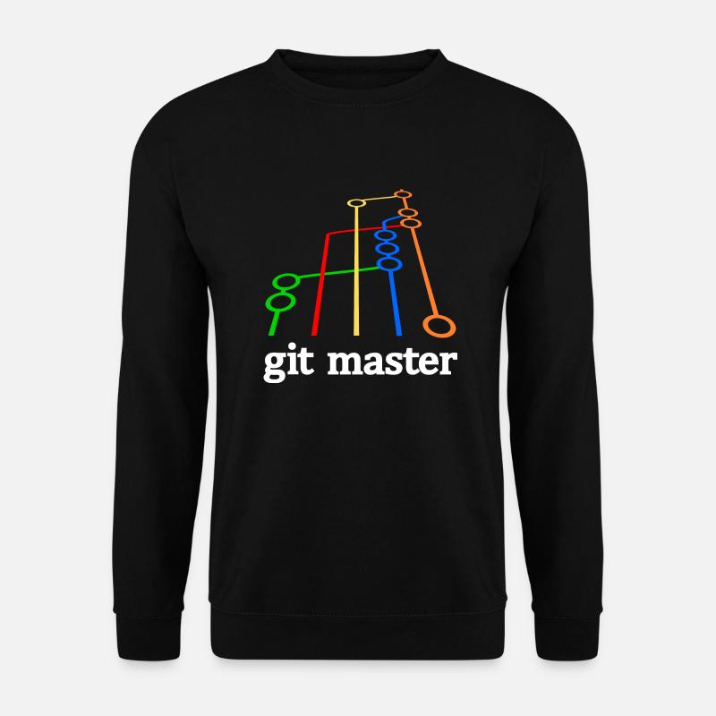 git master vWhite - Sweat-shirt Unisexe - noir