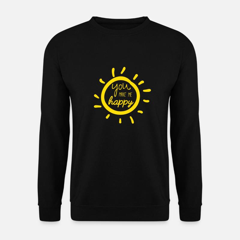 Partnerlook Mutter Tochter My Sunshine Kind - Unisex Pullover - Schwarz