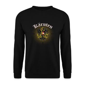 Kärnten - Unisex Pullover - Schwarz - Vorne - Alina (178cm) & Michal (187cm)