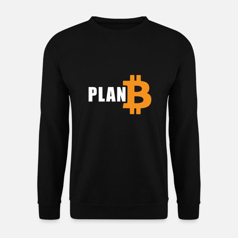 Plan Bitcoin - Unisex Pullover - Schwarz