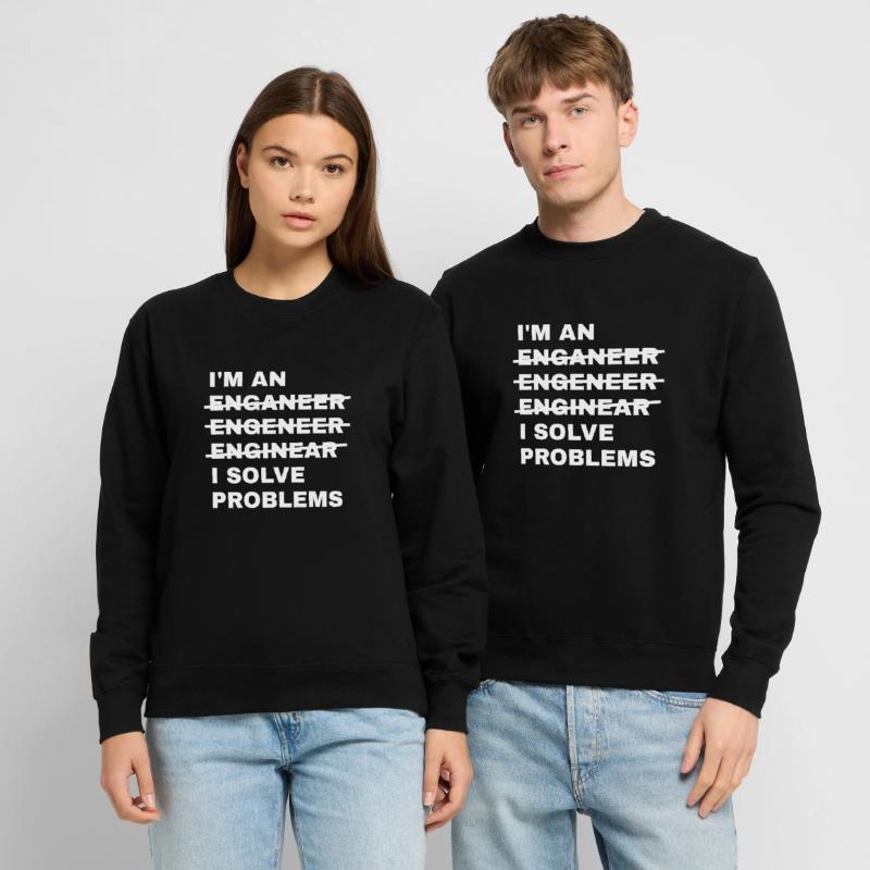 Ich bin ein Enganeer Engeneer Solve Problems Engineer Unisex Pullover