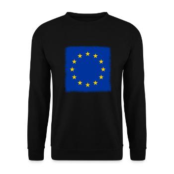 Europe - Unisex Sweatshirt - black - Front - Alina (178cm) & Michal (187cm)