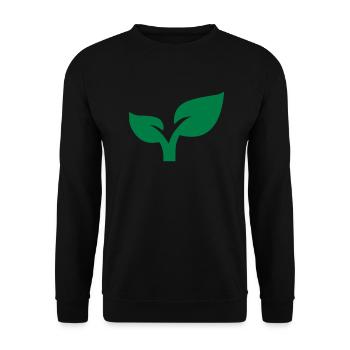 Plant - Unisex Sweatshirt - black - Front - Alina (178cm) & Michal (187cm)