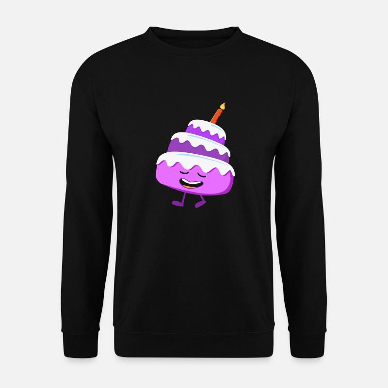 Gâteau d'anniversaire - Sweat-shirt Unisexe - noir