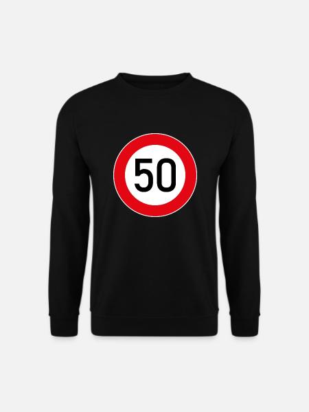 Tempo 50 - Unisex Pullover - Schwarz